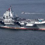 China's aircraft carrier Liaoning. (CNA photo)
