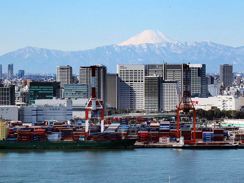 Japan exports surge